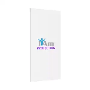 Inspirational wall art with 'I Am Protection' message and logo design.