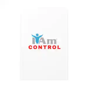 Inspirational wall art with 'I Am Control' message for home decor.