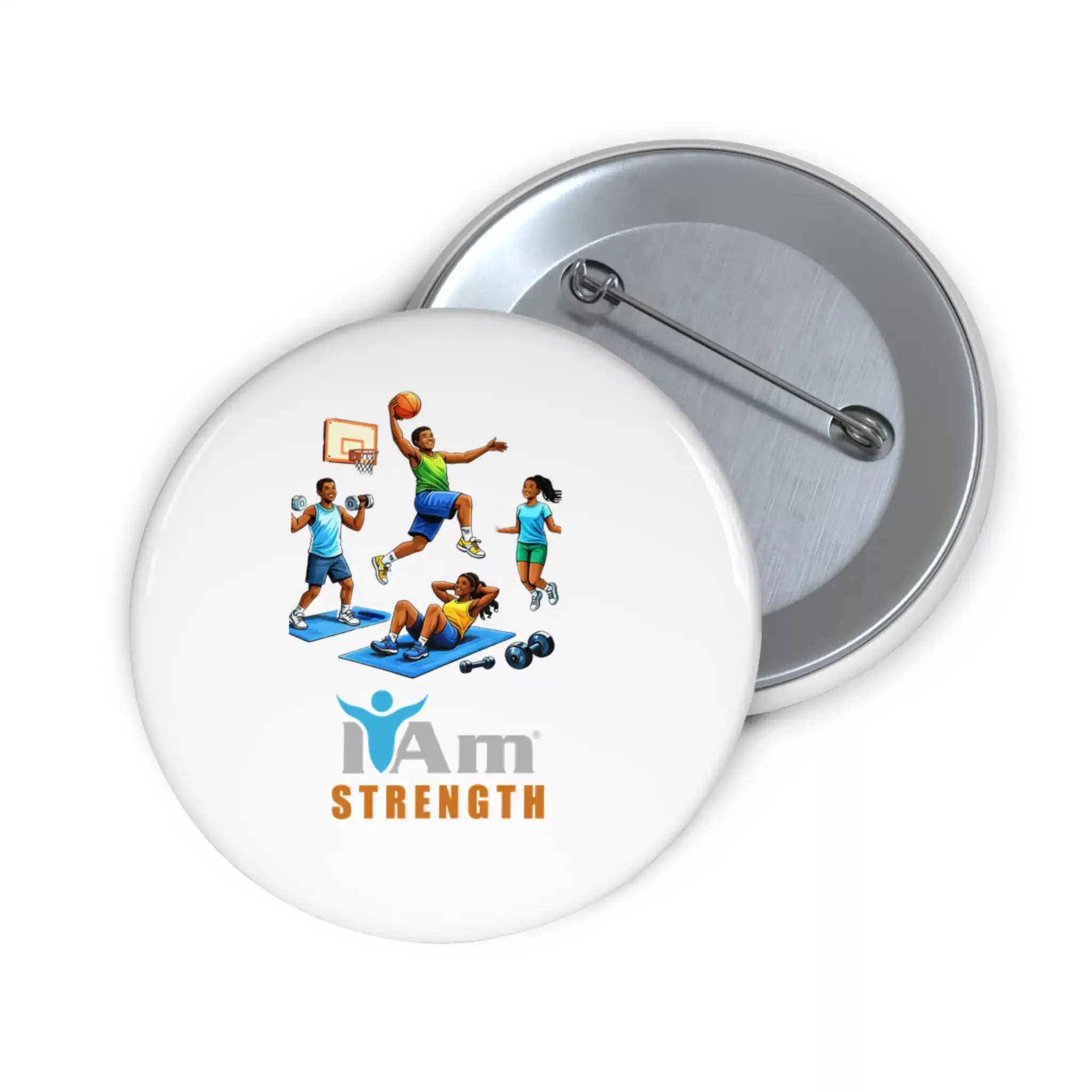 825463668507943571_2048.webp Empowerment badge with diverse athletes and 'I Am Strength' text for health motivation.