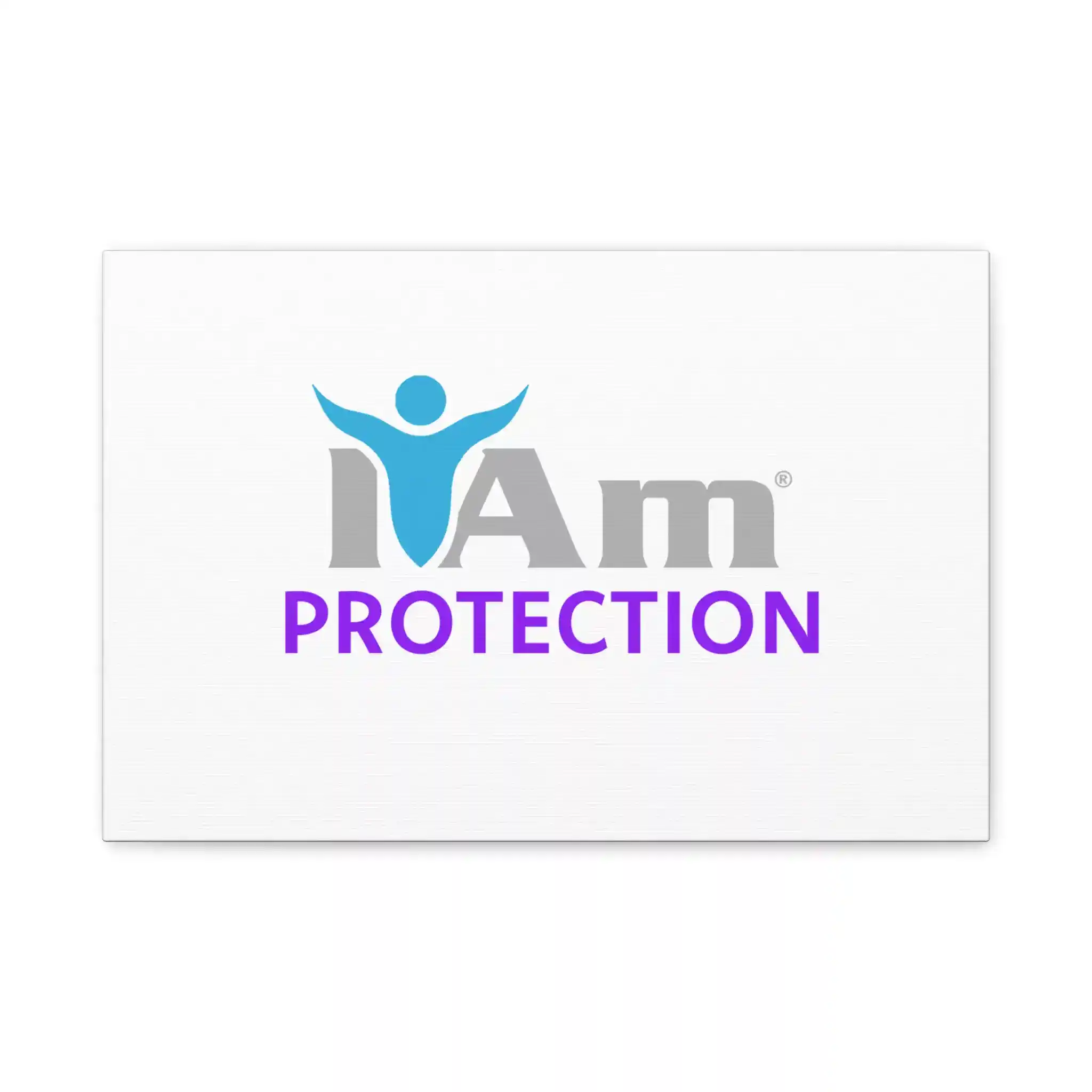 8405540718166050682_2048.webp Inspirational wall art with 'I Am Protection' message and a human figure icon.