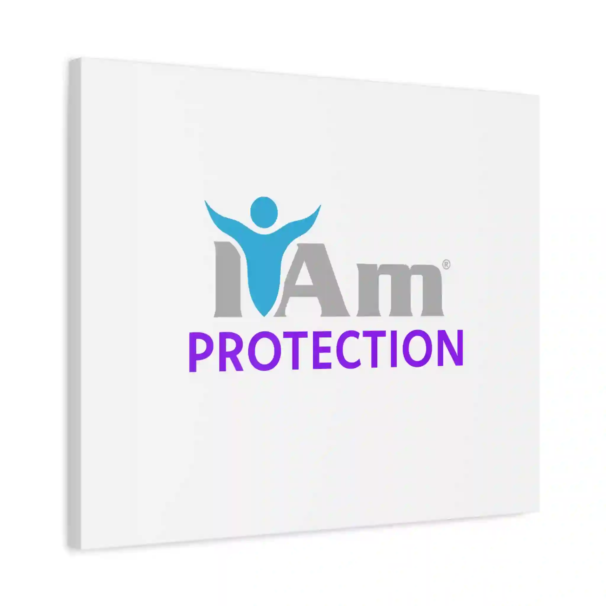 9428973452398782106_2048.webp Inspirational wall art with 'I Am Protection' message on canvas.