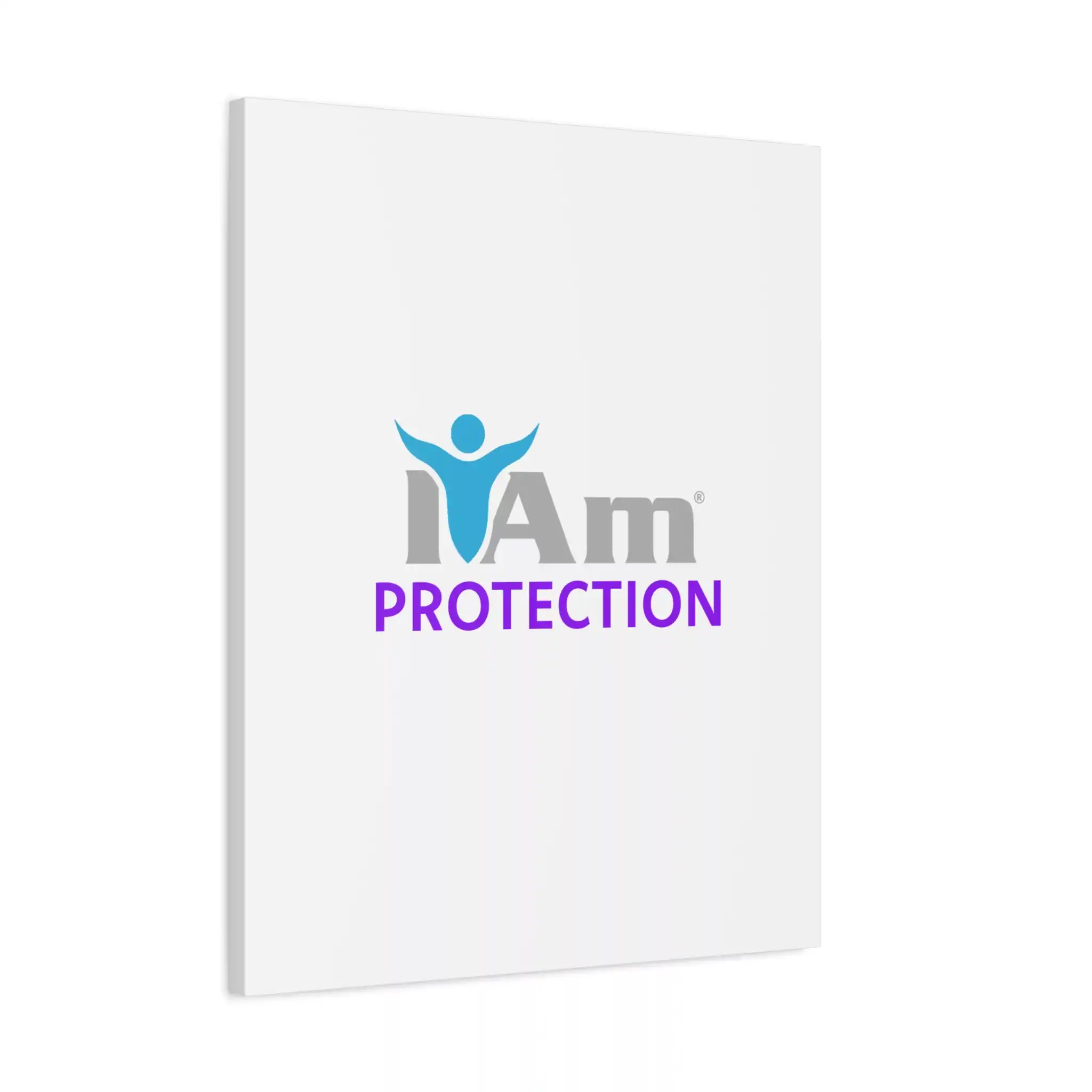 9527938343435357007_2048.webp Inspirational wall art with 'I Am Protection' message and figure icon.